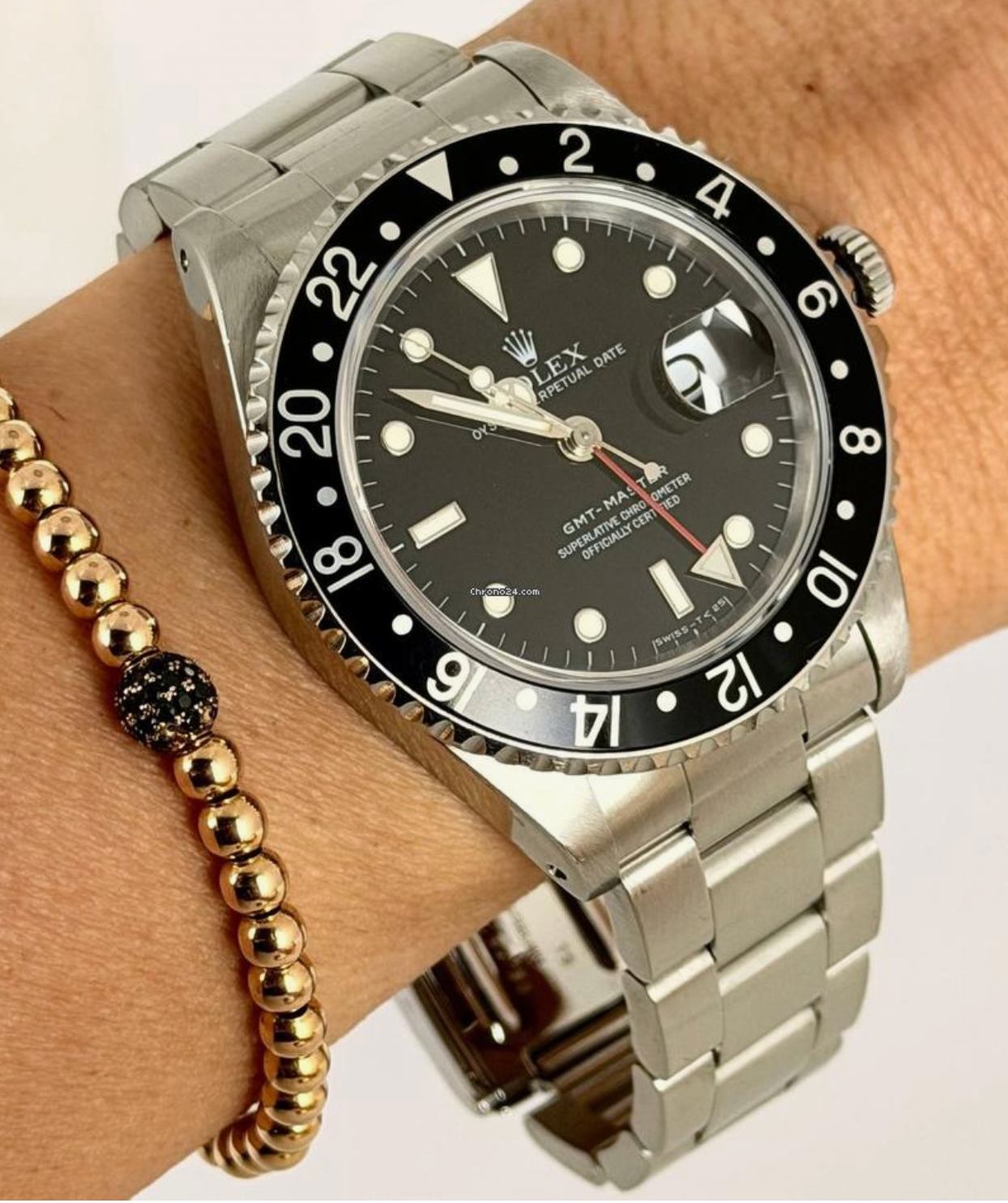 Rolex GMT-Master vom Erstbesitzer Seriennummer L Komplettset sehr guter Zustand + Originalrechnung