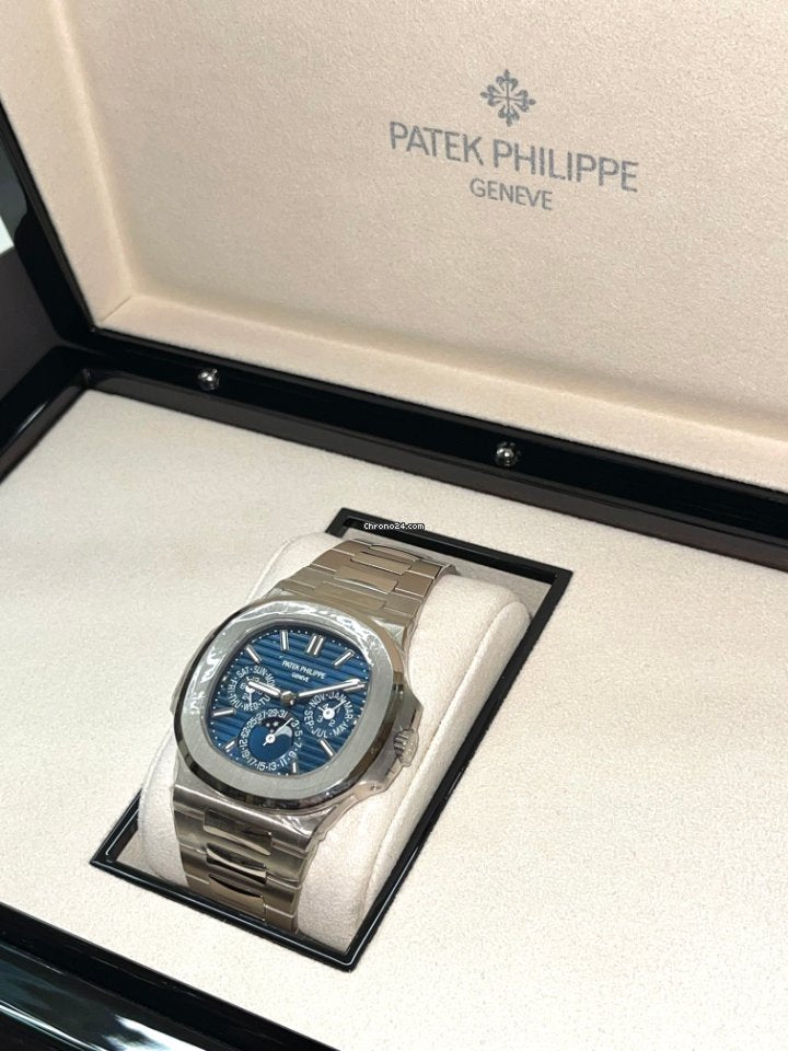 Nautilus 18K Weißgold LC Deutschland Ewiger Kalender