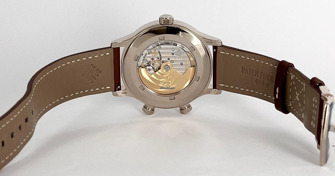 Travel Time Pilot Travel Time 18K Weißgold Full Set Neu