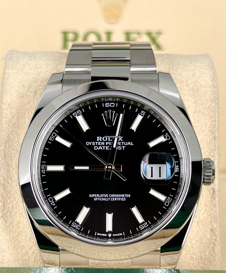 Rolex Datejust 41 schwarzes Zifferblatt