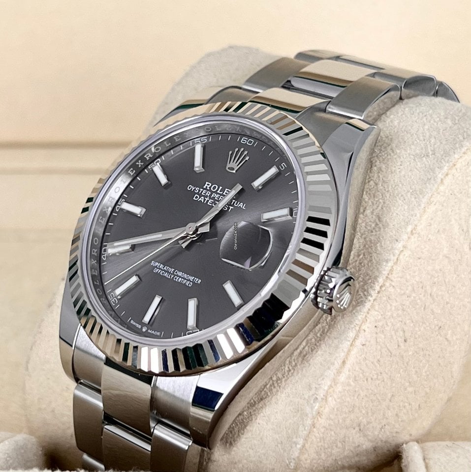 Datejust 41 18K Weißgoldlünette