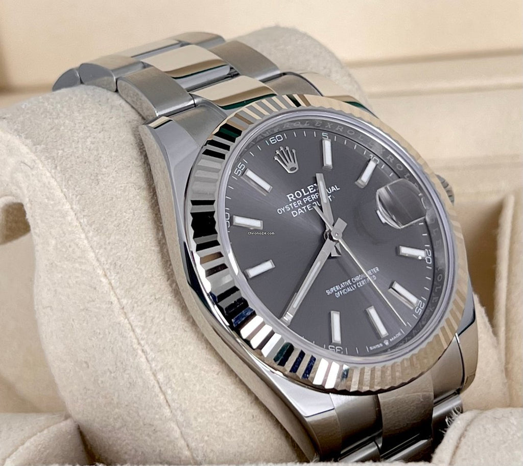 Datejust 41 18K Weißgoldlünette
