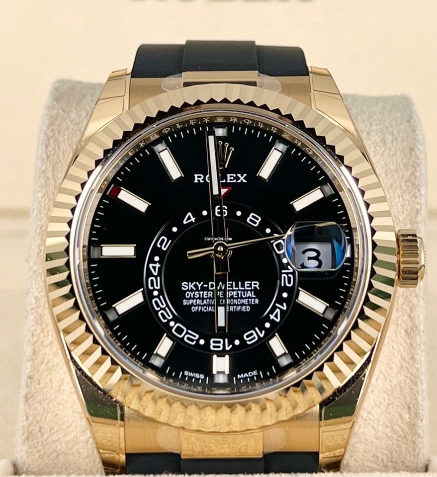 Sky-Dweller 18K Gelbgold, wie neu, 2021