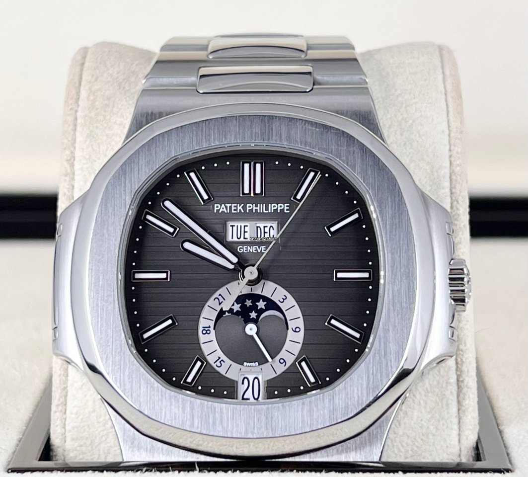 Nautilus Jahreskalender 5726 Edelstahl Full Set wie neu