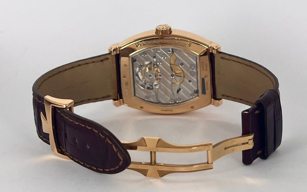 Tonneau Regulator Roségold 18K mit Box und Papieren, neuwertiger Zustand, Tourbillon, unpoliert