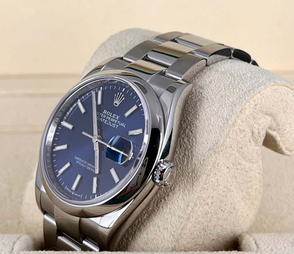Rolex Datejust 41 blaues Stick-Zifferblatt, 2024, neu