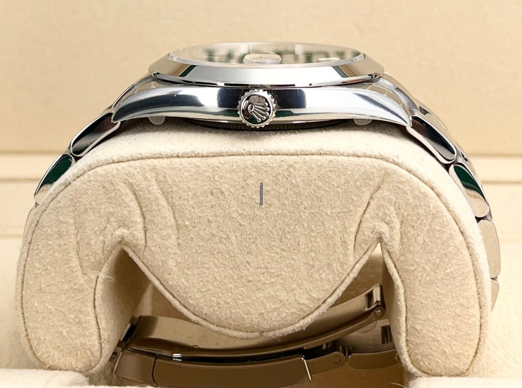 Datejust 41 mm grünes Zifferblatt,, Box und Papiere