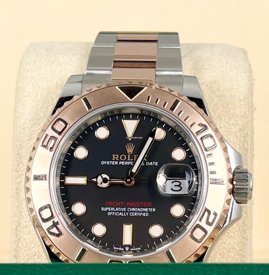 Yacht-Master 40 18K Roségold, Komplettset