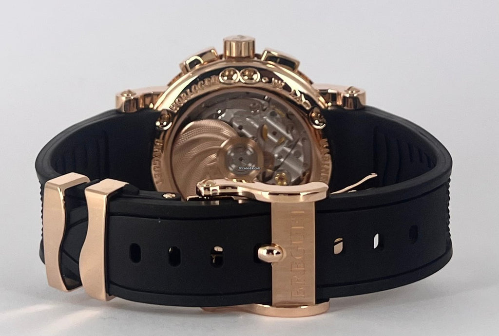 Marine Chronograph 18 kt Roségold, neuwertiger Zustand