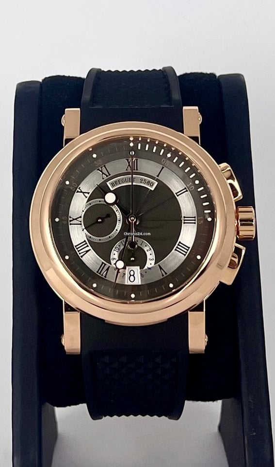 Marine Chronograph 18 kt Roségold, neuwertiger Zustand