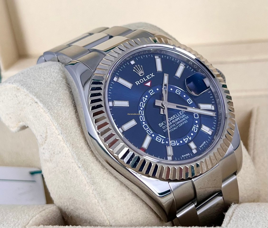 Sky-Dweller 2018, Full Set, blaues Zifferblatt