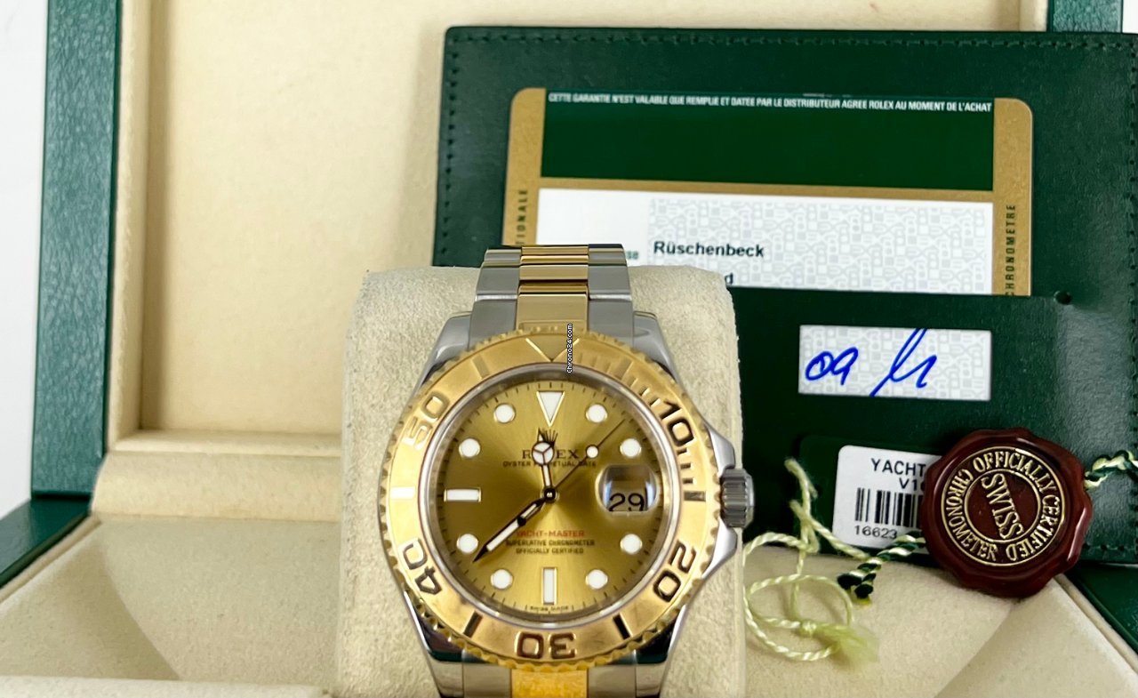 Yacht-Master 40 Stahl 18K Gold LC100, wie neu