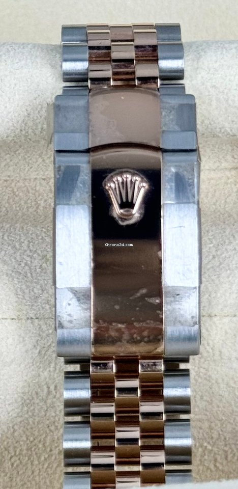 Datejust 36 zertifiziert, Roségold, schokoladenfarbenes Zifferblatt mit Diamanten, Jubilé-Band, 2021, 99 % neu, teilweise Sticker