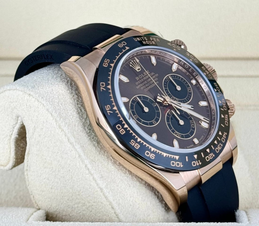 Daytona schokoladenfarbenes Zifferblatt, 18K Roségold, neu, 2021