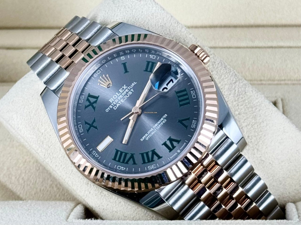 Datejust 41 „Wimbledon“ Stahl & Roségold