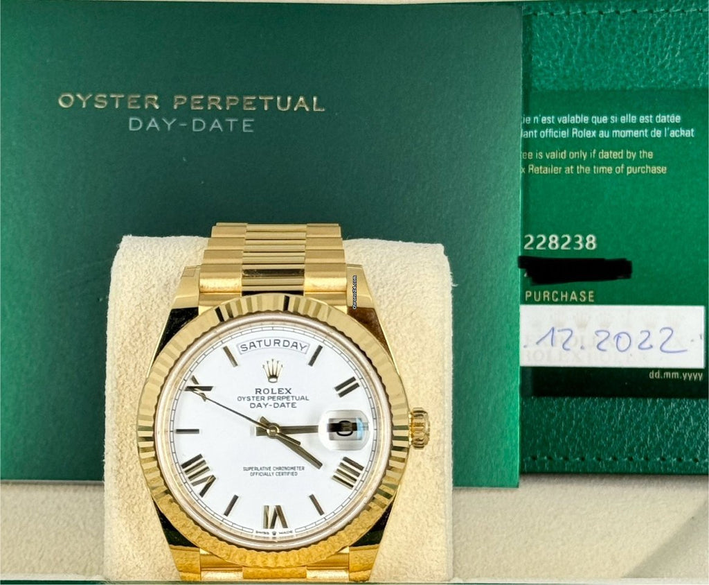 Day-Date 40 18K Gelbgold, 2022
