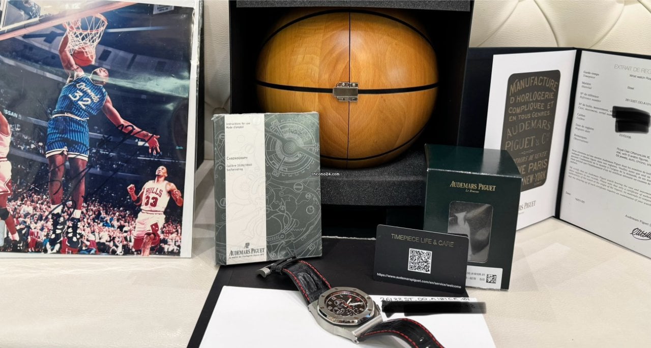 Royal Oak Offshore Chronograph Zertifiziert Shaquille Originalbox und Archivpapiere