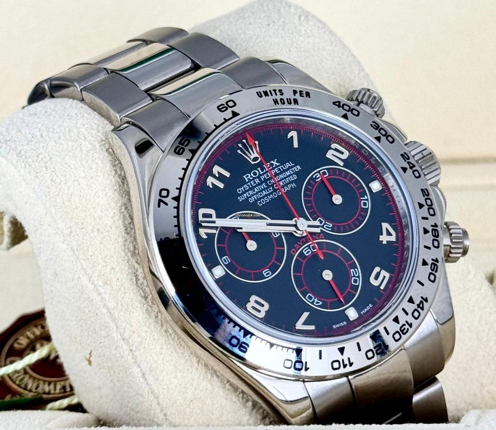 Daytona 18K Weißgold, von Rolex gewartet
