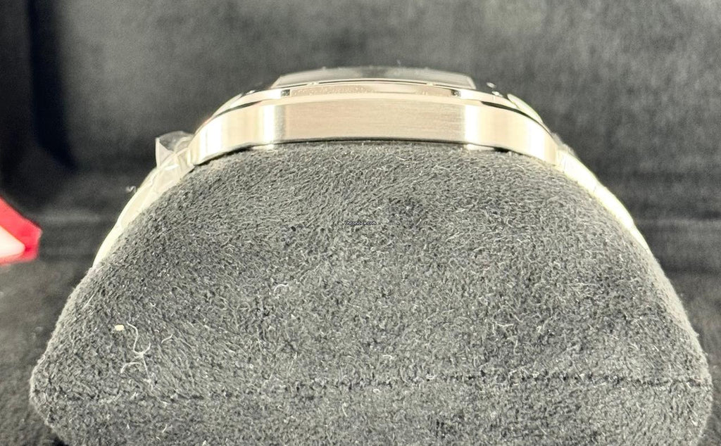 Santos de Cartier blaues Zifferblatt, nur Box und Karte