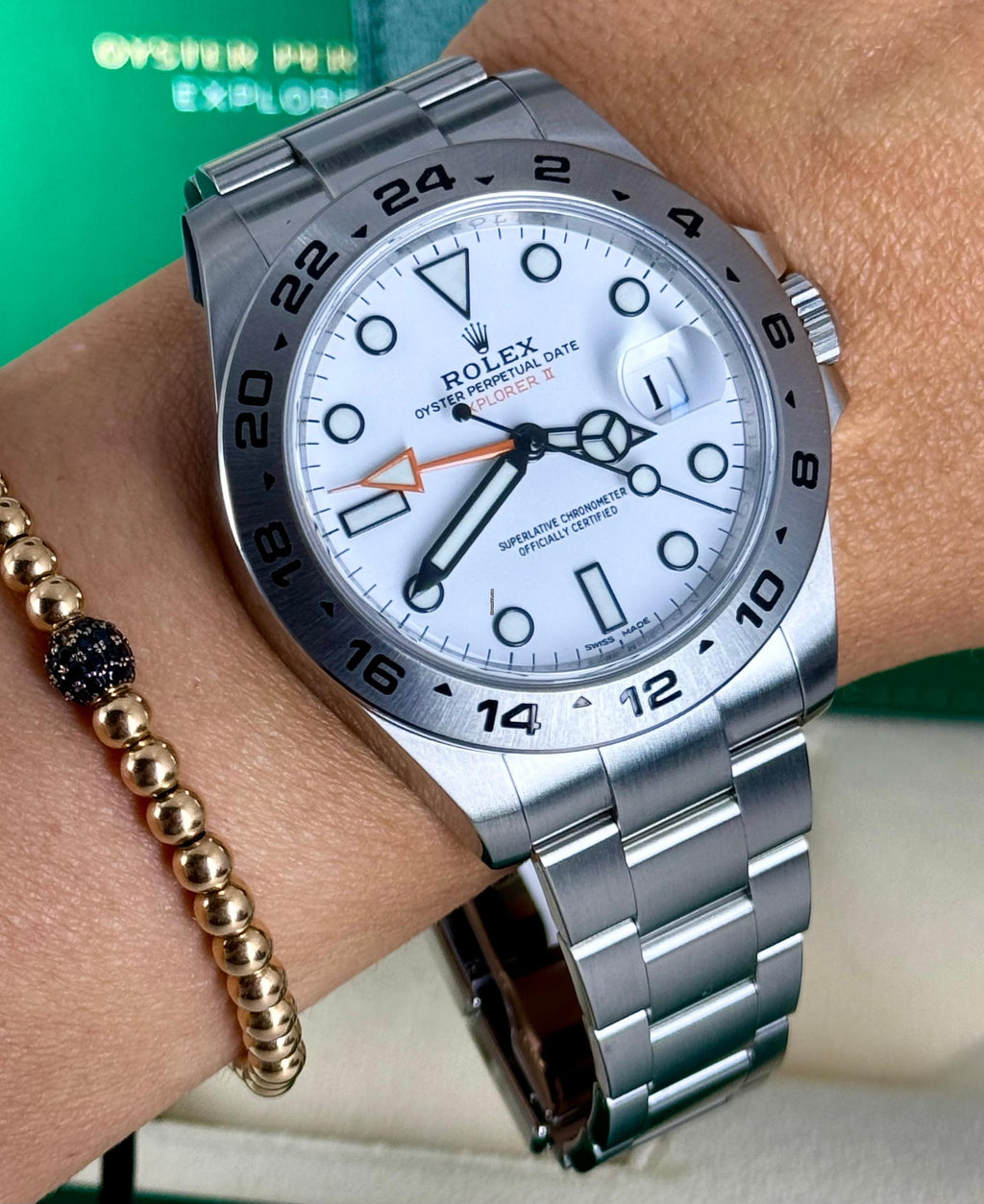 Explorer II 2018, Box und Papiere