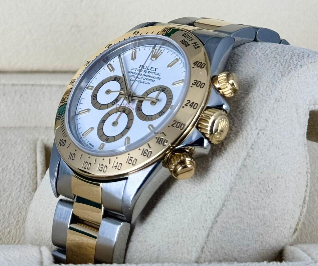 Daytona weißes Zifferblatt, 1995, neuwertiger Zustand