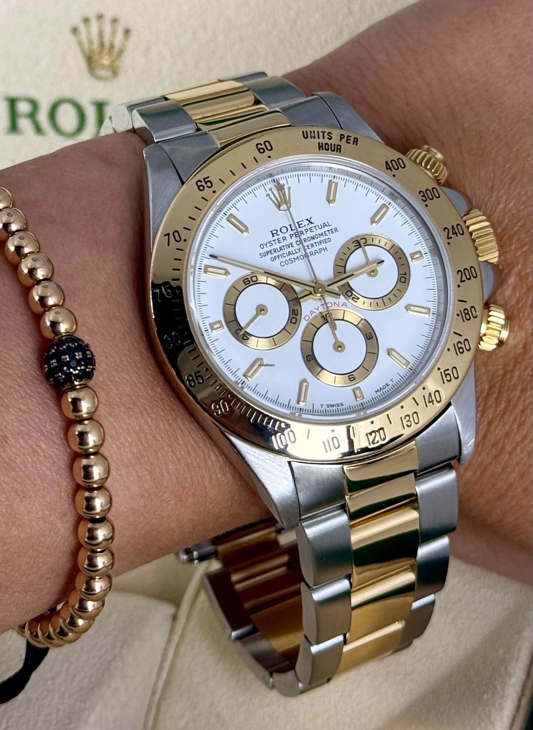 Daytona weißes Zifferblatt, 1995, neuwertiger Zustand