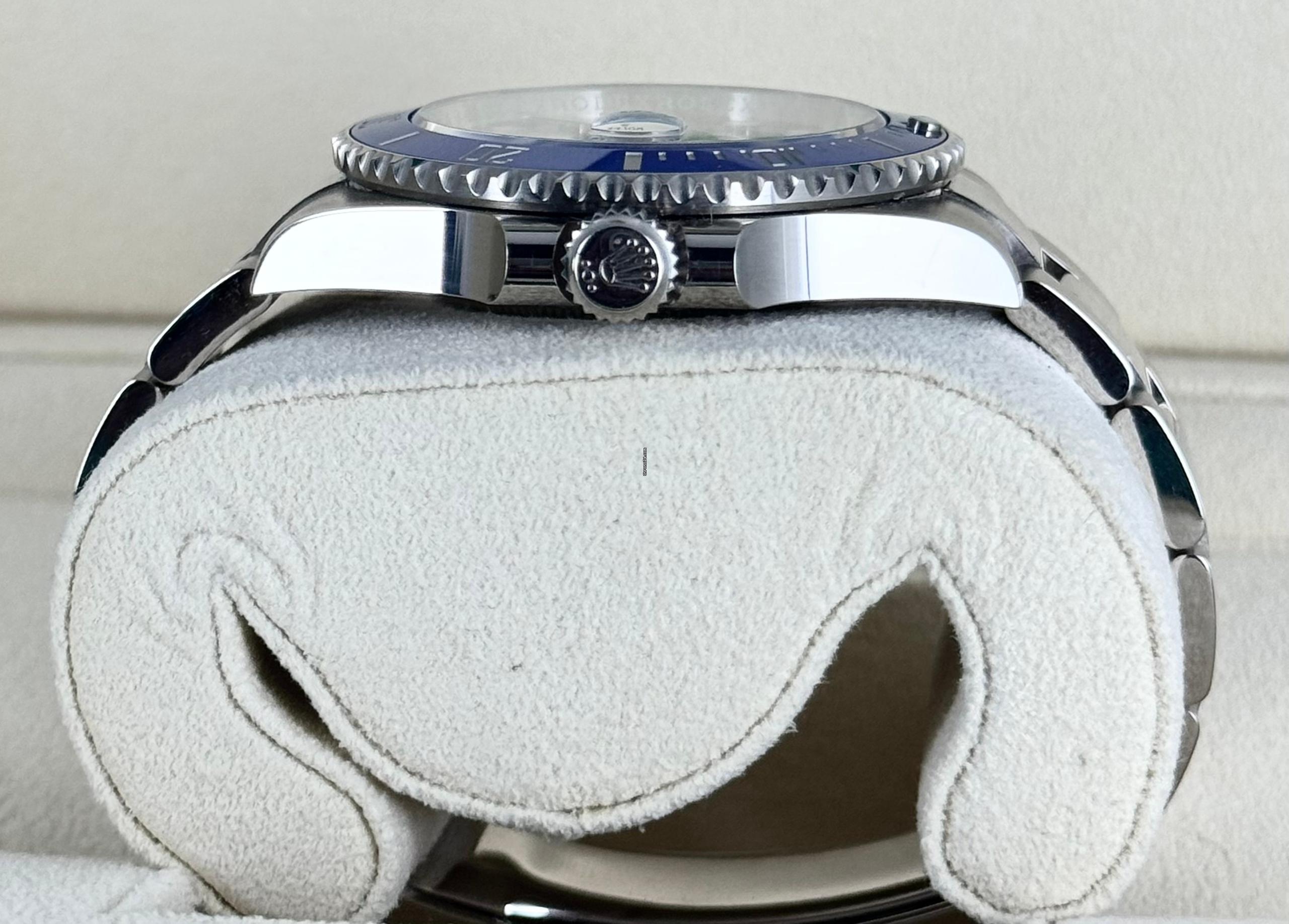 Submariner Date 18K Weißgold, wie neu, Komplettset