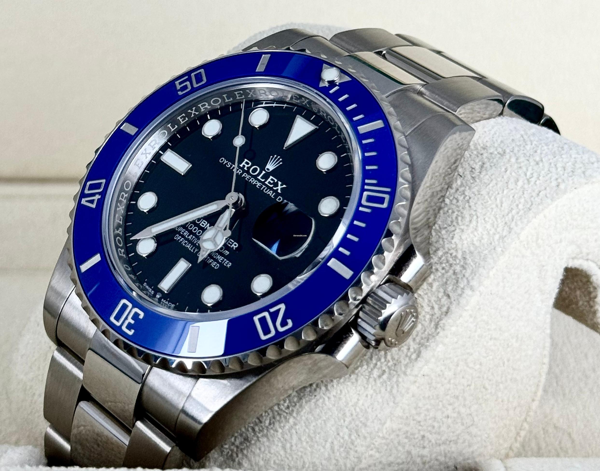 Submariner Date 18K Weißgold, wie neu, Komplettset