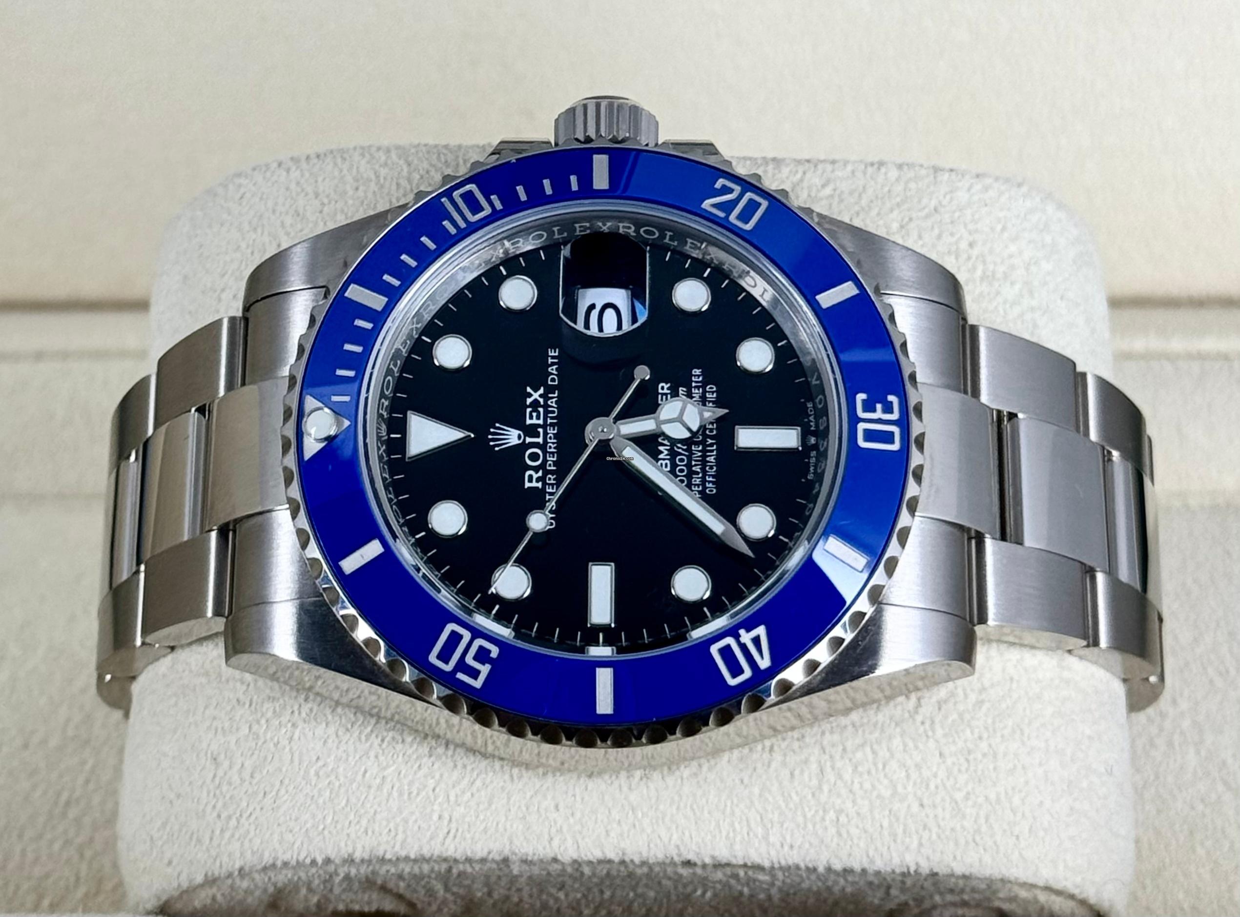 Submariner Date 18K Weißgold, wie neu, Komplettset