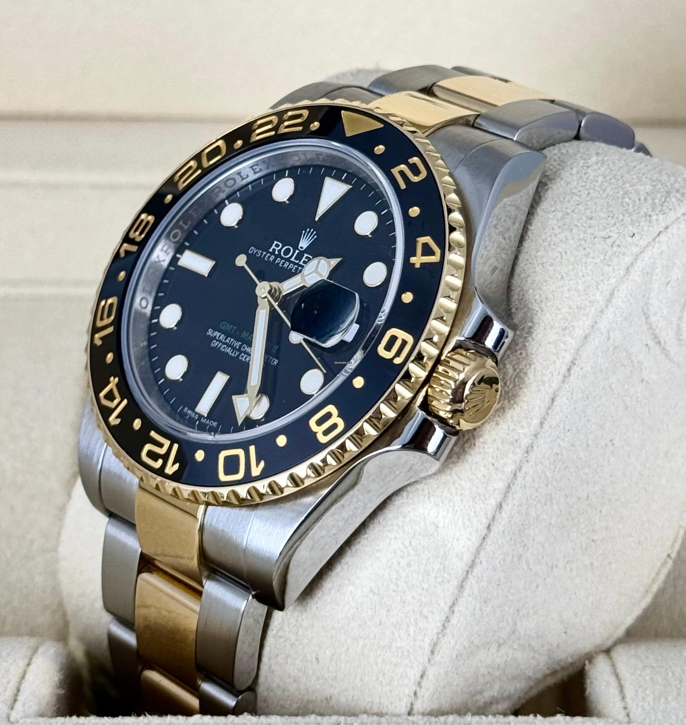 Rolex GMT-Master II Stahl Gold, wie neu, 2012, LC EU