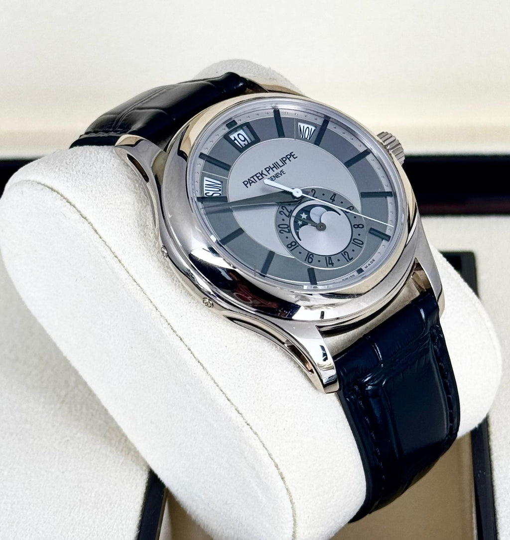 Patek Philippe Jahreskalender 18K Weißgold B&P 2014 LC EU