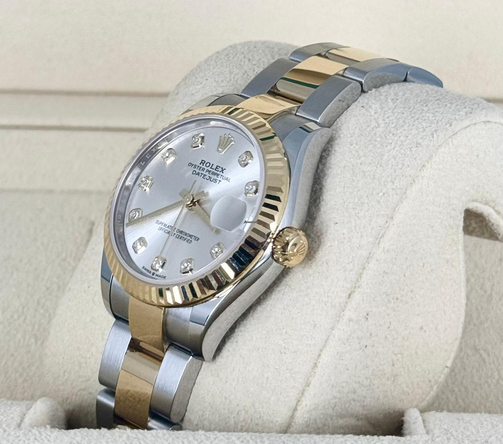 Datejust 31 2024, neu, Zifferblatt mit Diamanten