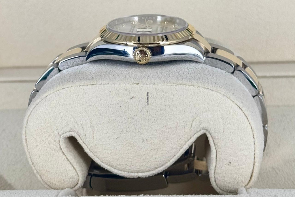 Datejust 31 2024, neu, Zifferblatt mit Diamanten