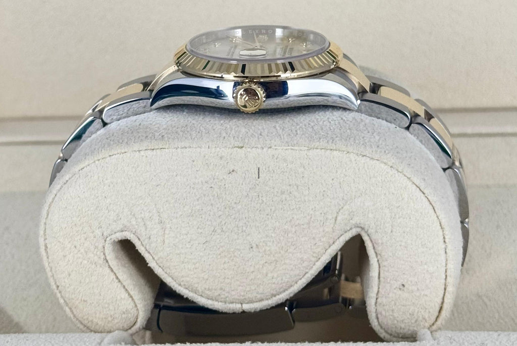 Datejust 31 2024, neu, Zifferblatt mit Diamanten