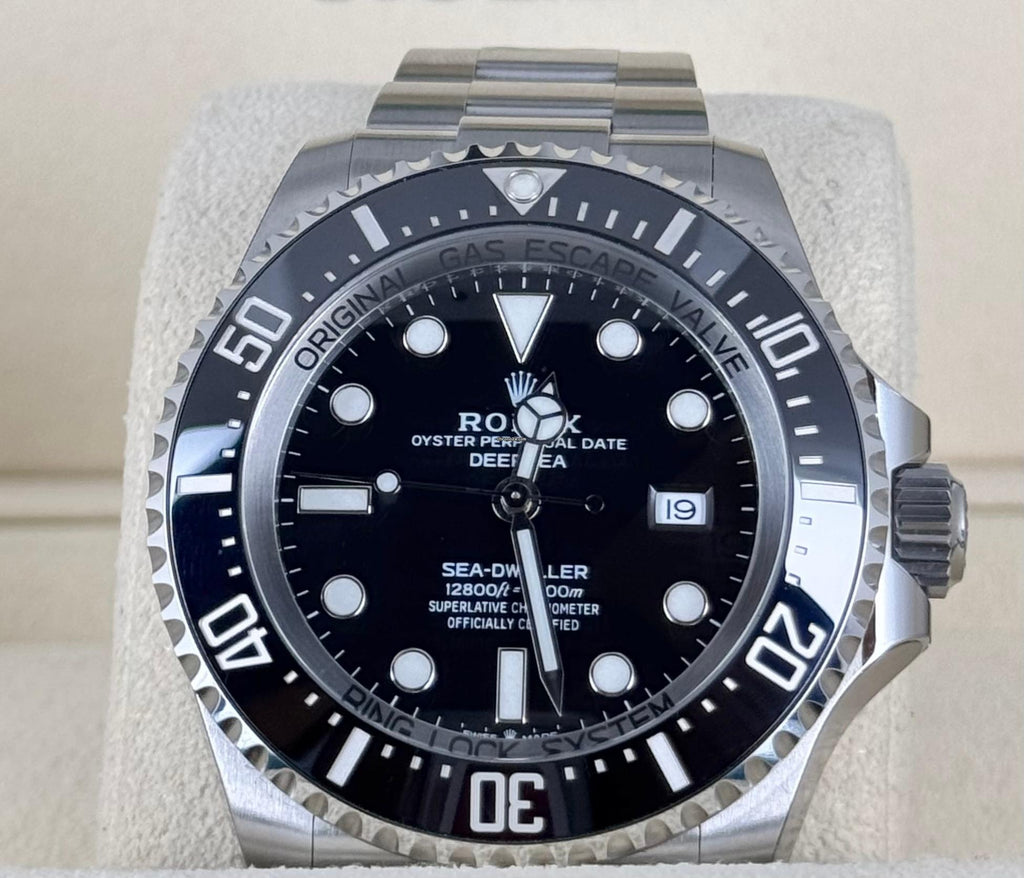 Sea-Dweller Deepsea mit Stickern, wie neu, Box & Papiere