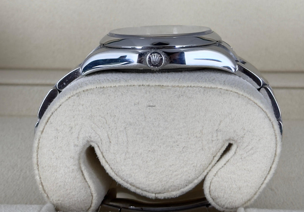 Rolex Oyster Perpetual 36 zertifiziertes „Grape“-Zifferblatt, Box & Papiere, wie neu