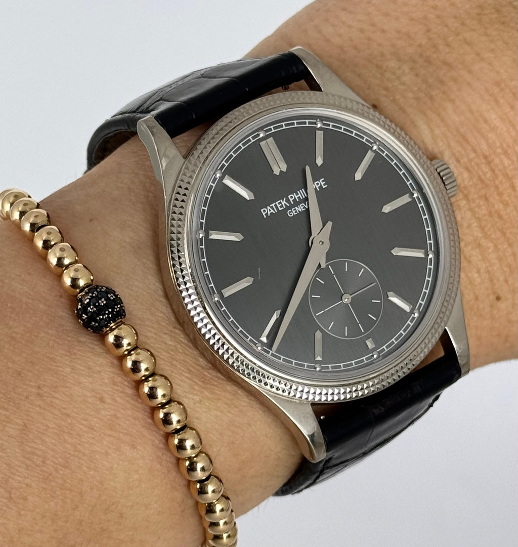 Patek Philippe Calatrava 2021 B&P 18K Weißgold wie neu