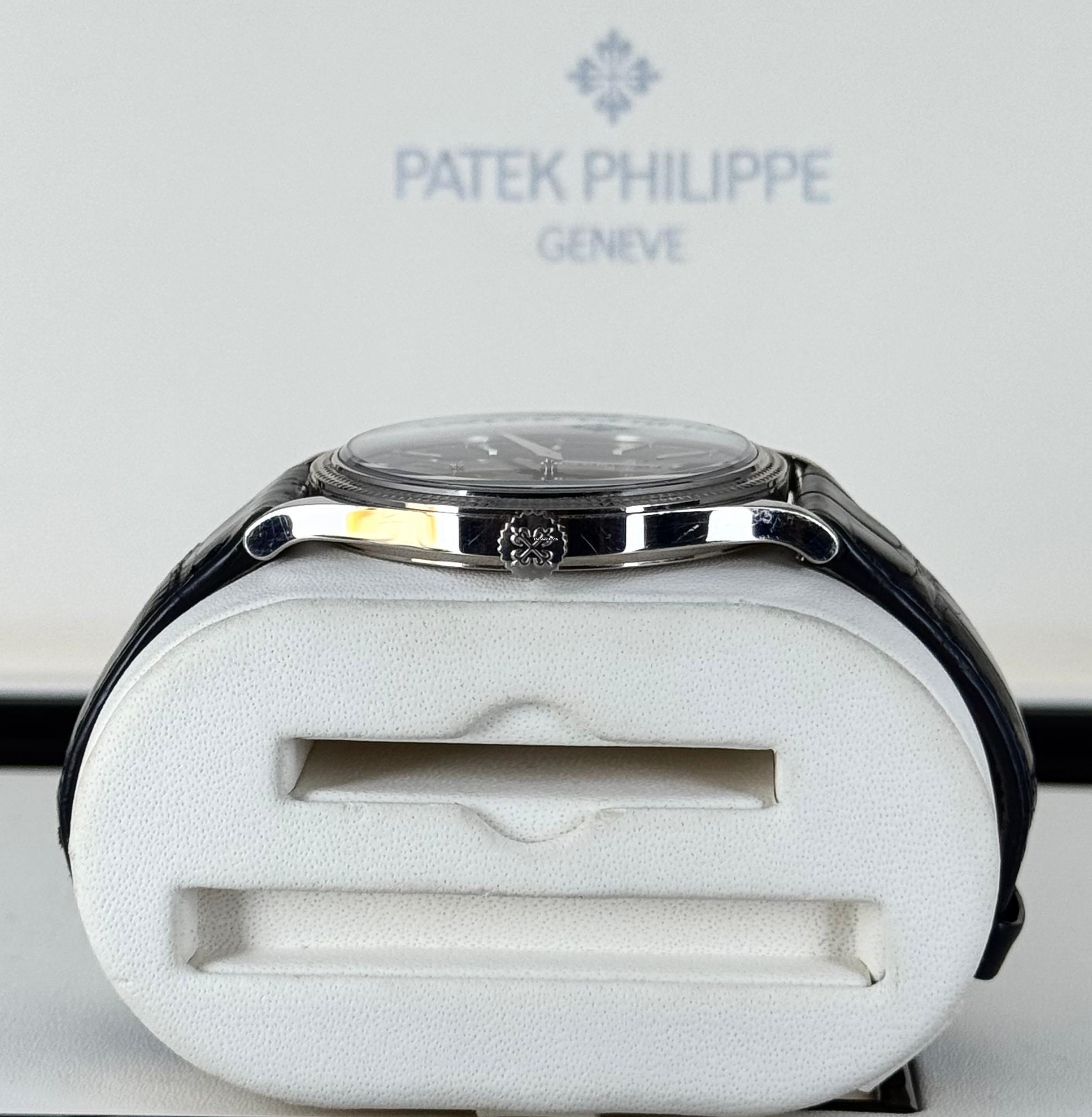 Patek Philippe Calatrava 2021 B&P 18K Weißgold wie neu