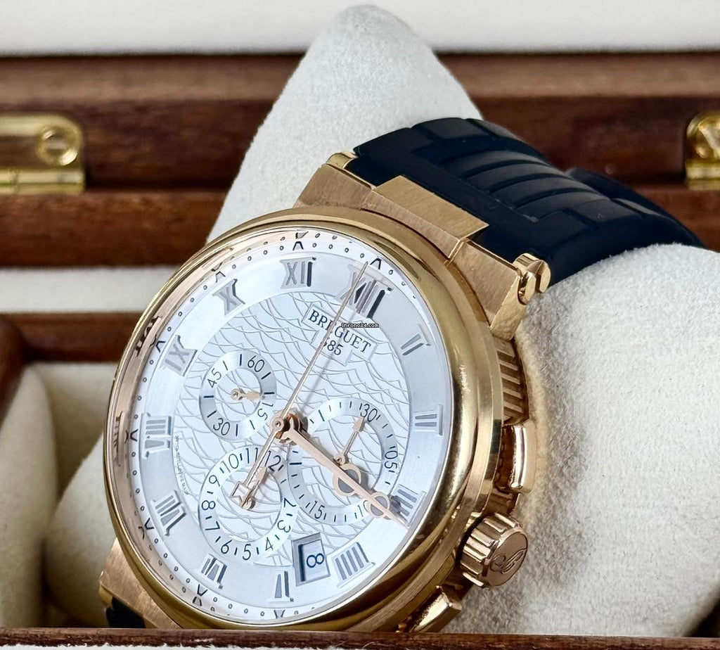 Breguet Marine Chronograph neues Modell 2022 mit Box & Papieren