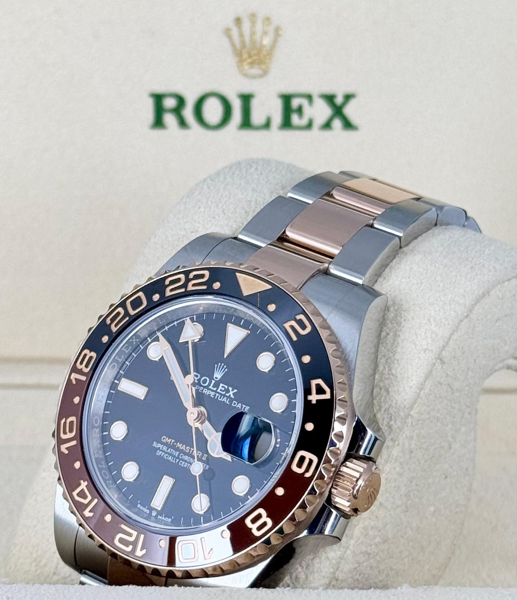 Rolex GMT-Master II Root Beer Stahl Roségold 2019 wie neu