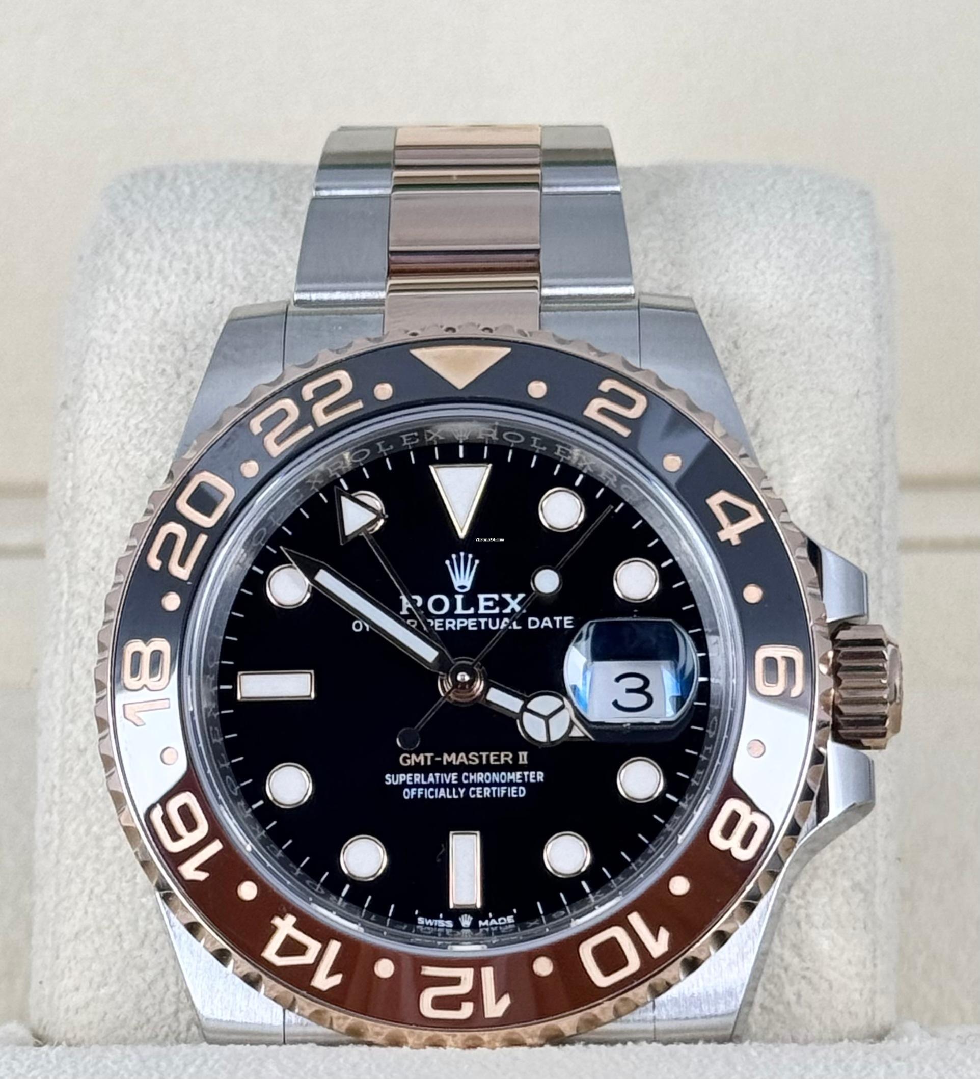 Rolex GMT-Master II Root Beer Stahl Roségold 2019 wie neu