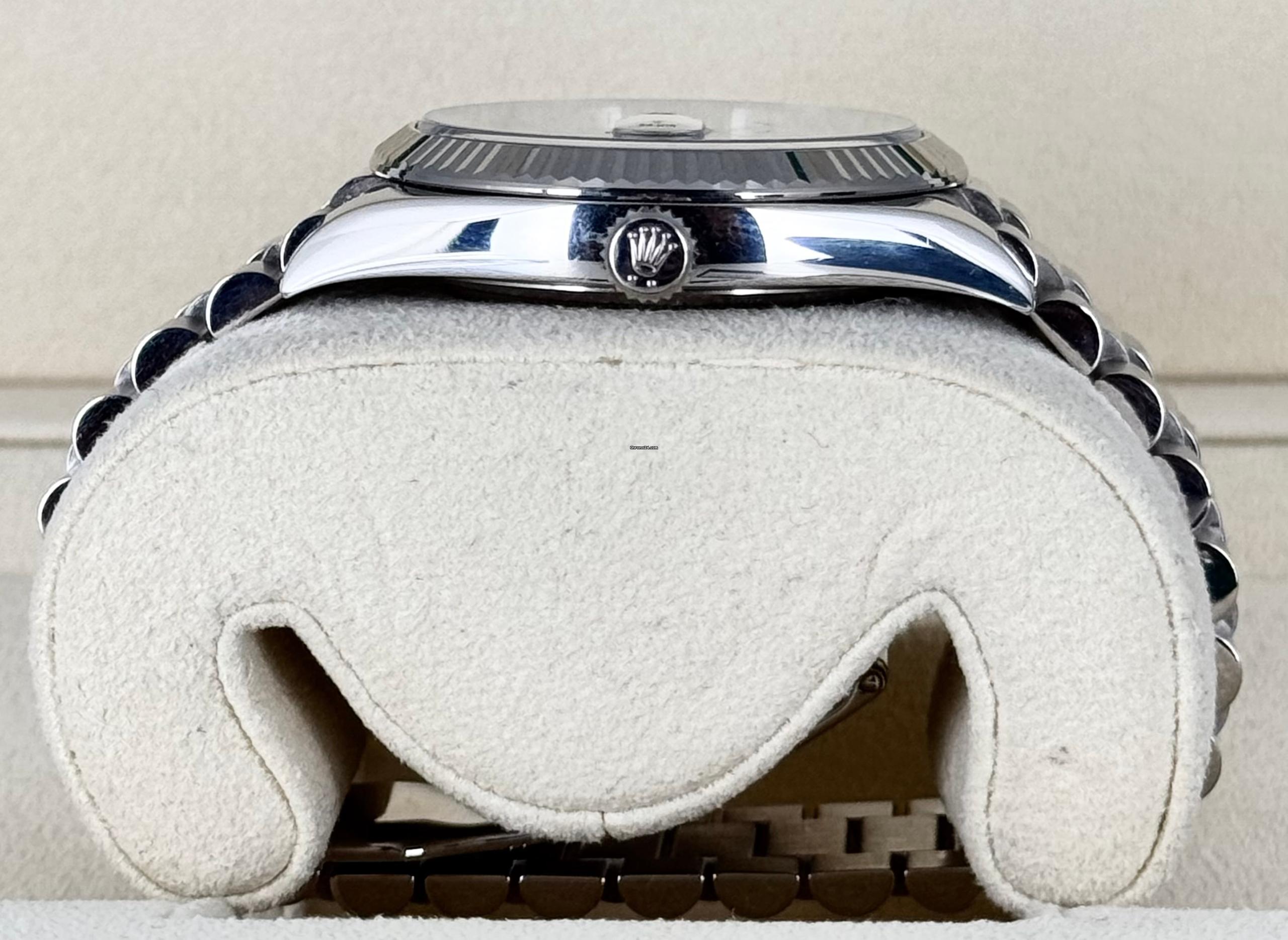 Rolex Day-Date 40 blaues Zifferblatt, 2019, Komplettset, EU-Papiere