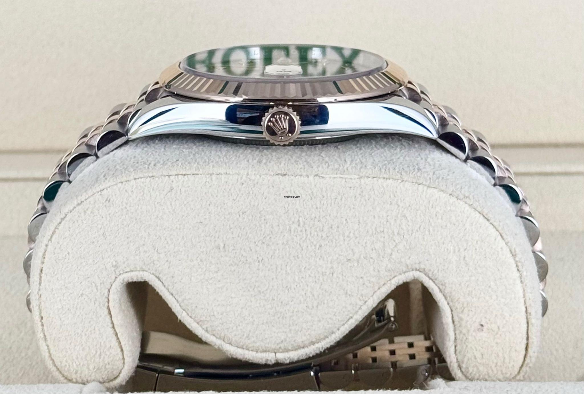 Rolex Datejust 41 2023 Sundust-Zifferblatt mit Diamanten, 2023, wie neu, Komplettset