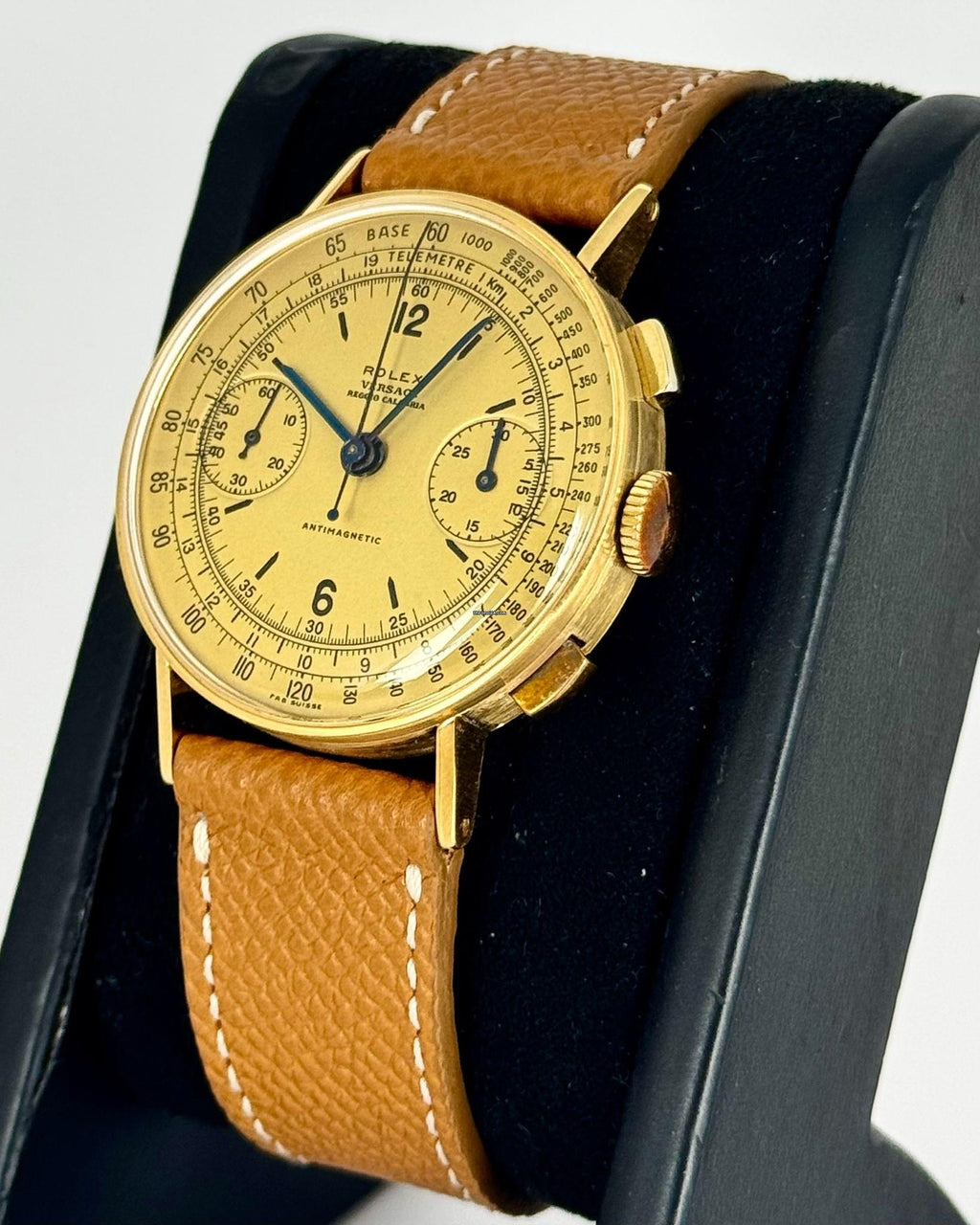 Rolex Chronograph Versace mit Multiskalen-Zifferblatt, neu bedrucktes Zifferblatt
