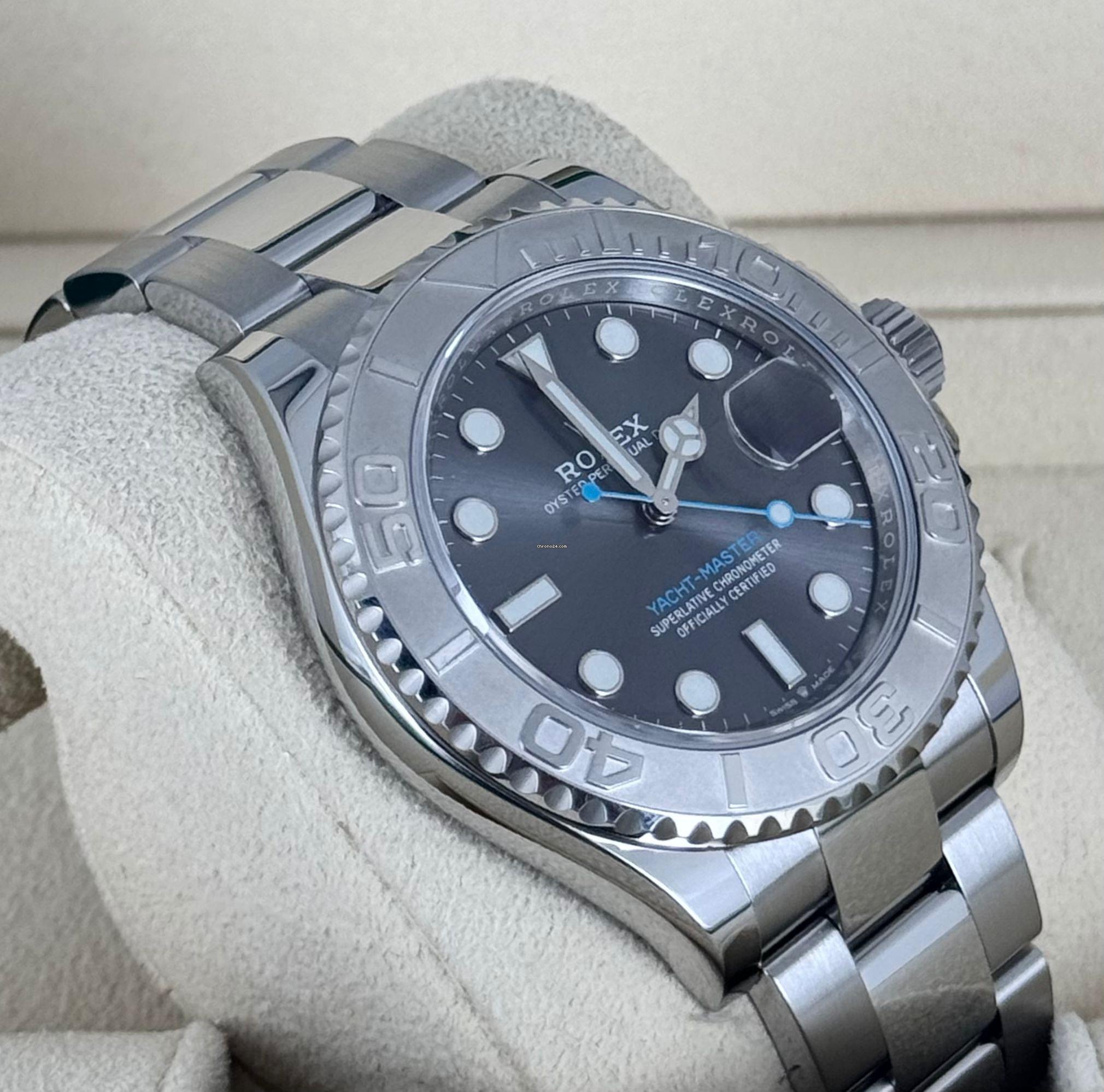 Rolex Yacht-Master 40 Grau 2021 Wie neu Komplettset