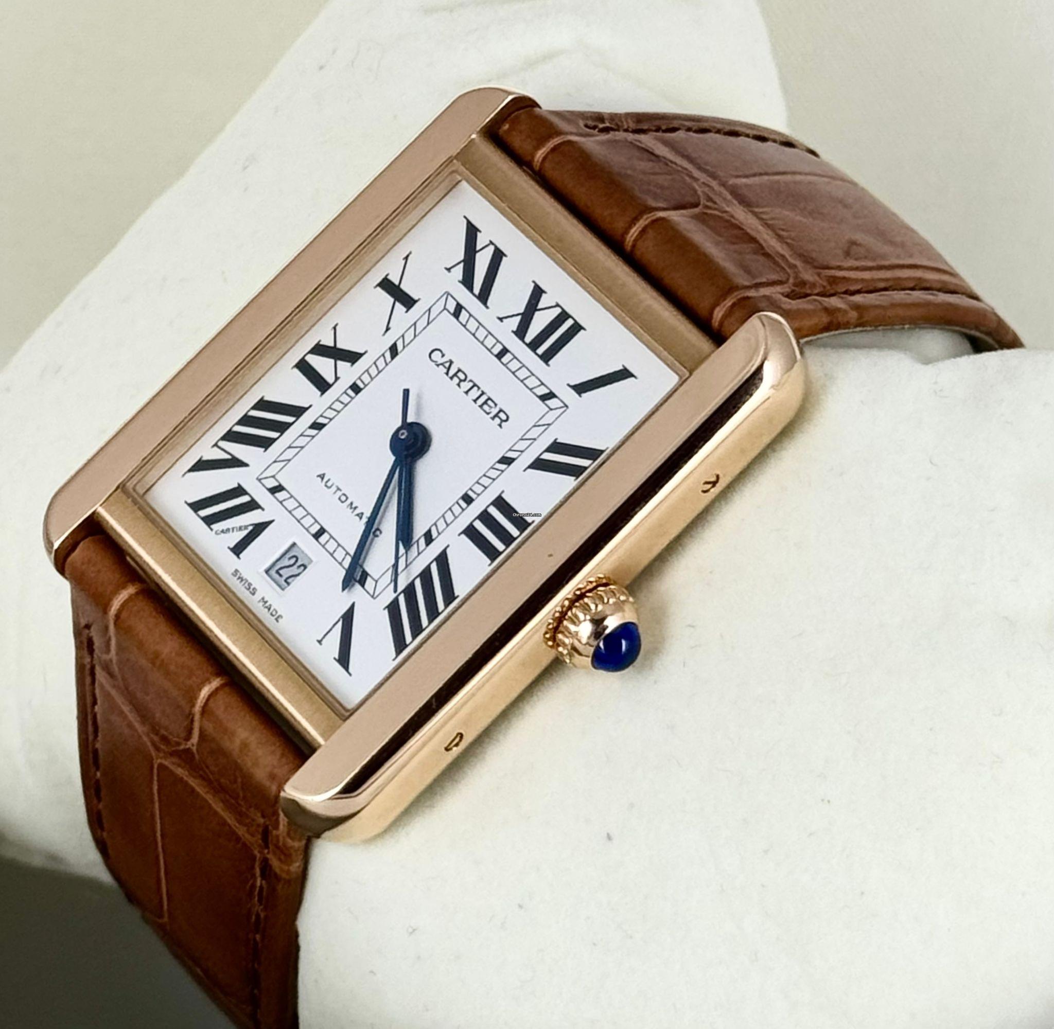Cartier Tank Solo XL Roségold Full Set