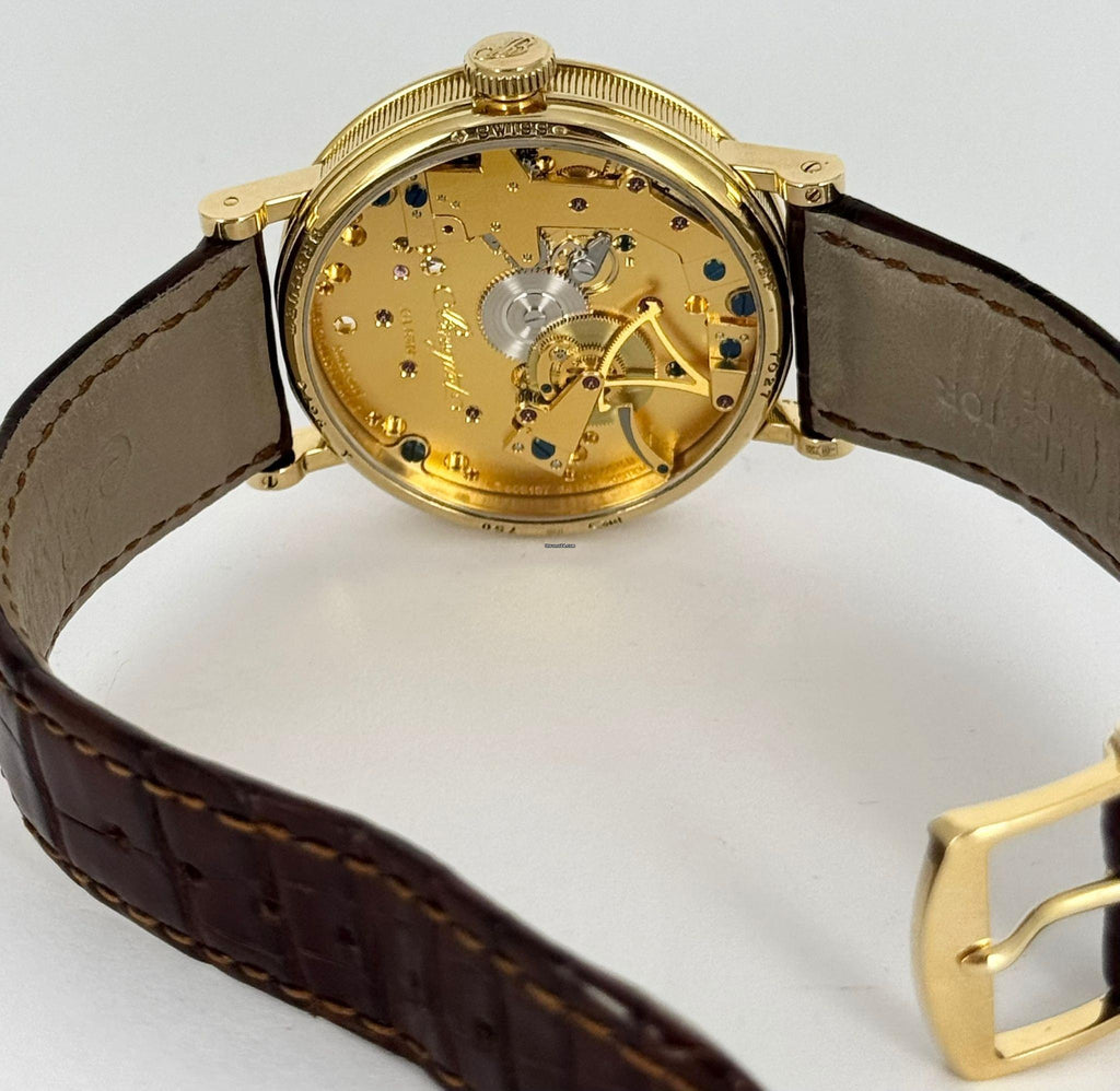 Breguet Tradition Certified 7020 BA Tradition Skeleton 18 kt Gelbgold mit Originalpapieren wie neu