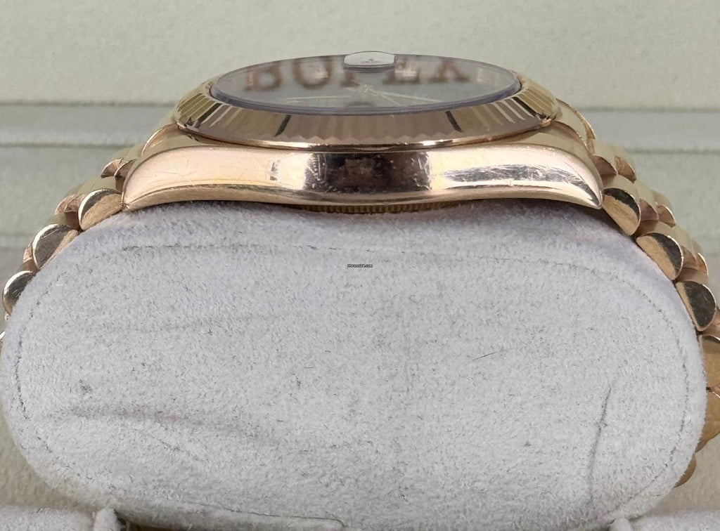 Day-Date II 41 mm Box & Papiere Wie neu Unpoliert