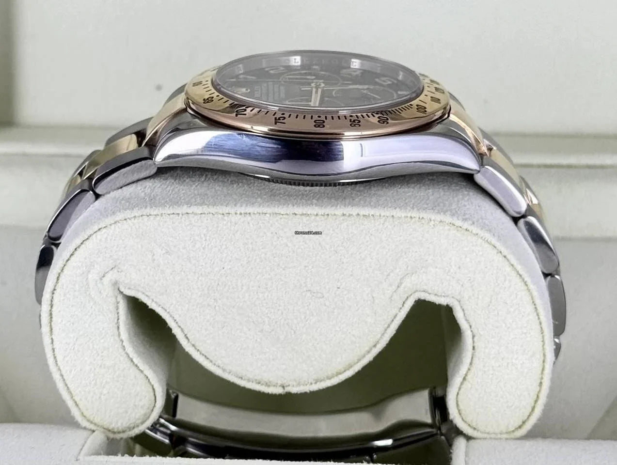 Rolex Daytona Blaues Racing-Zifferblatt Vollständiges Set 2014 Wie neu Stahl und Gold