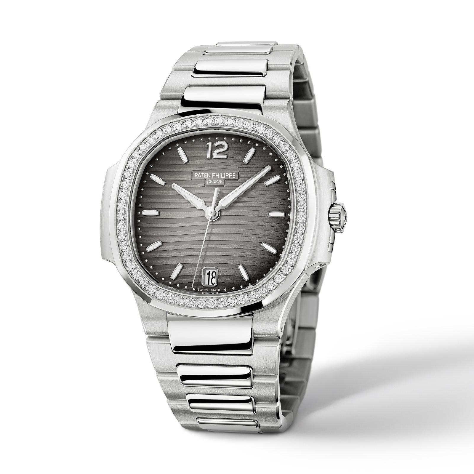 Nautilus Datum, Damen Automatik mit Diamanten